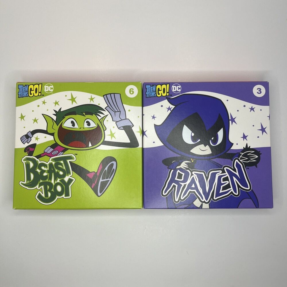 Teen Titans Go! Raven and Beast Boy McDonald's Happy Meal Toy new open box